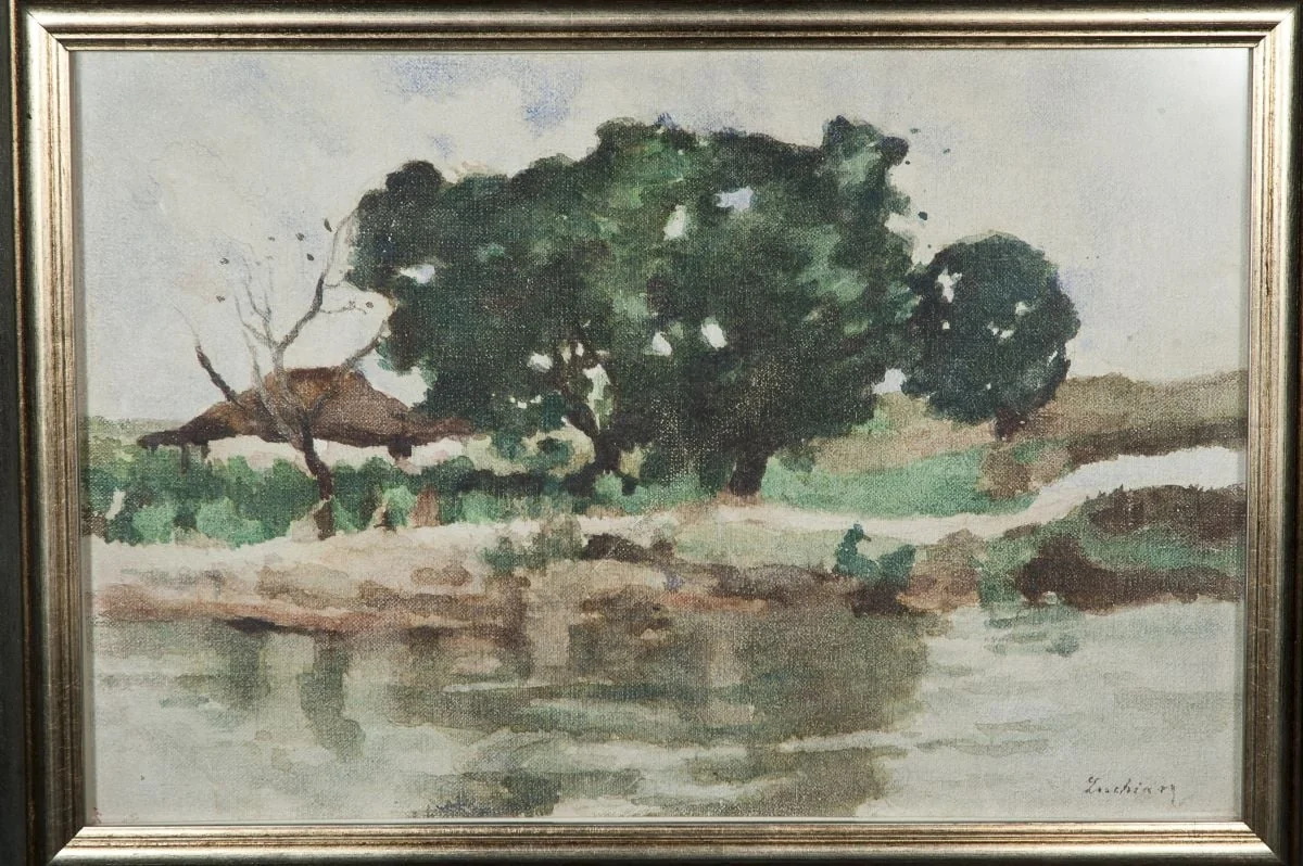 Pe malul Dâmboviței, by Ștefan Luchian, 1902