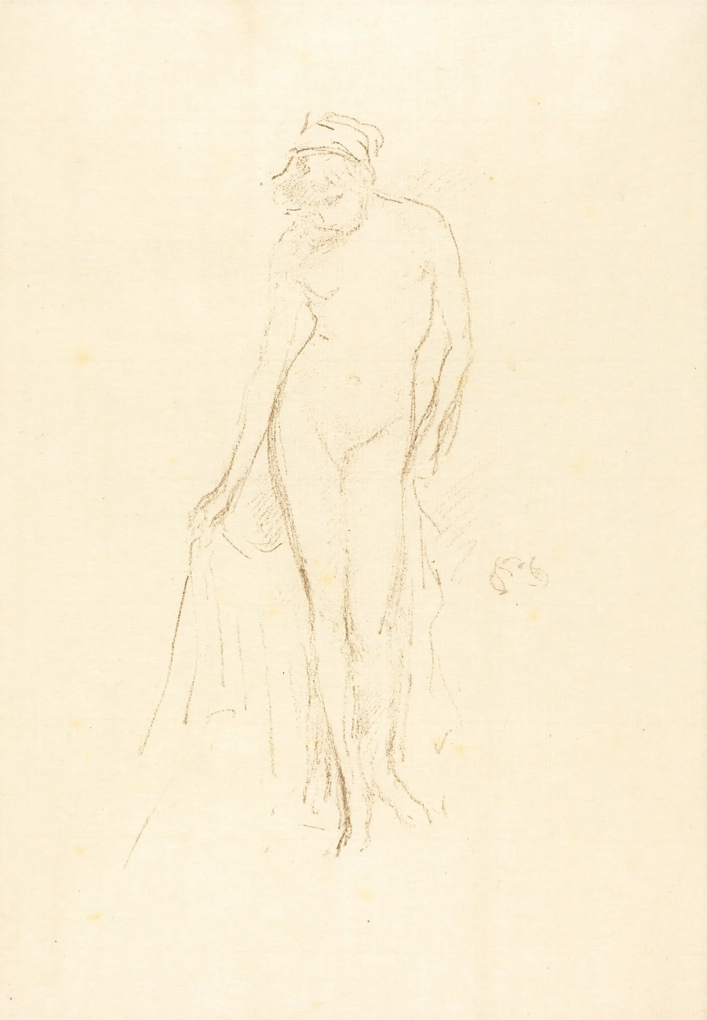 Nude Model, Standing