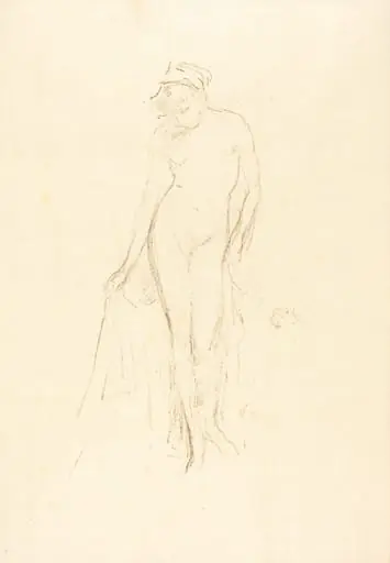 Nude Model, Standing