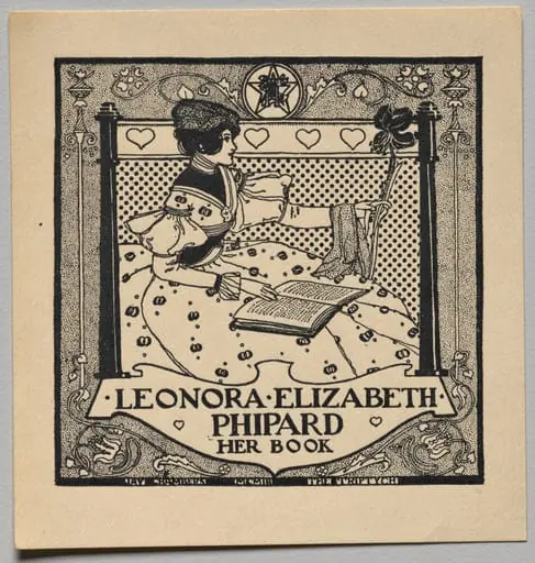 Bookplate: Leonora Elizabeth Phipard