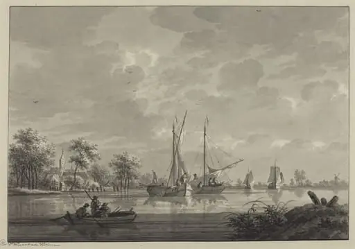 Tull on the River Waal