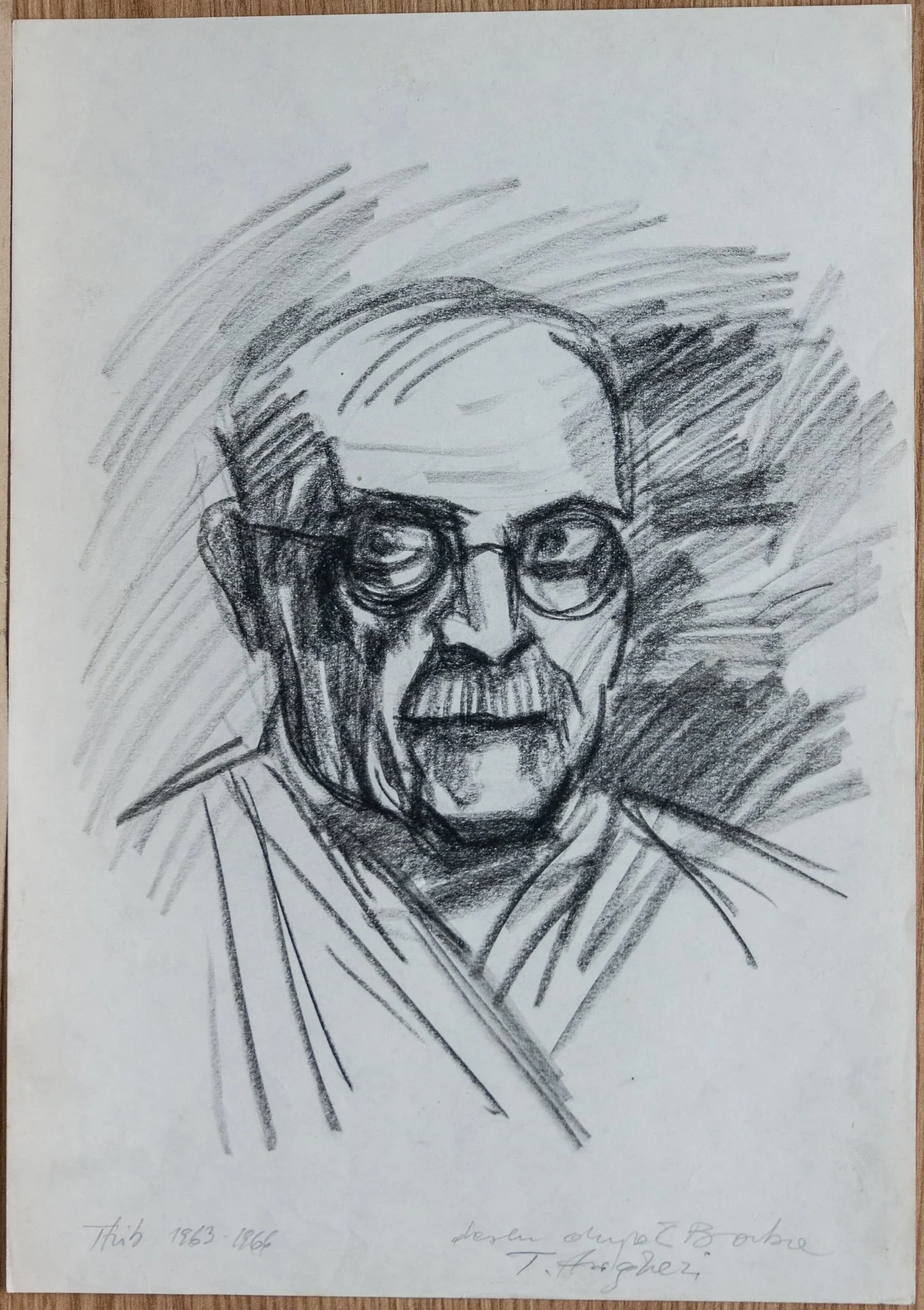 Desen după C. Baba – T. Arghezi