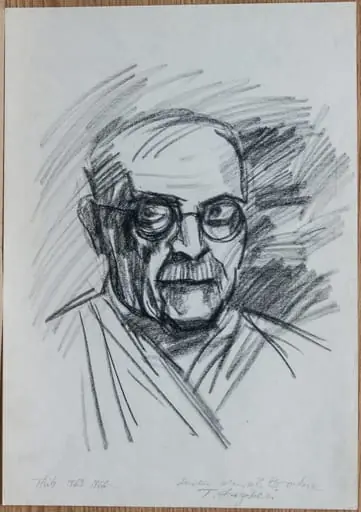 Desen după C. Baba – T. Arghezi