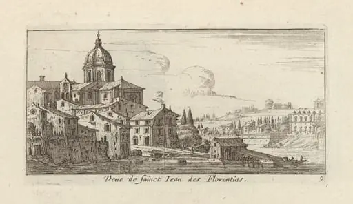 Veue de sainct Jean des Florentins