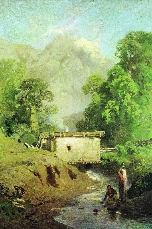 Patectoy ke Krima, by Fyodor Vasilyev, unspecified, 1871