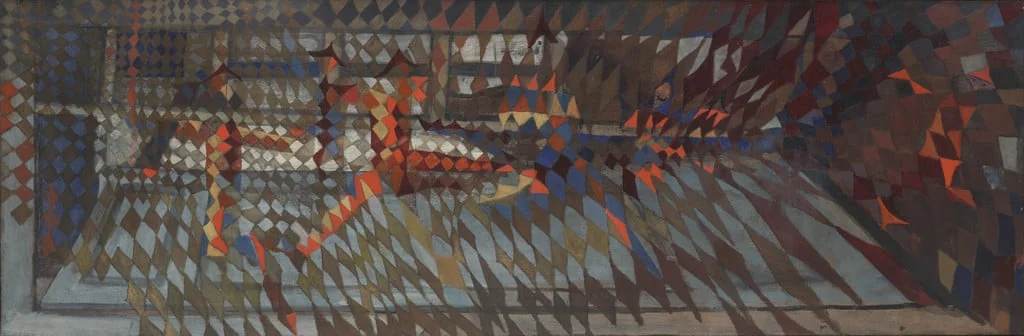 Untitled, by Maria Helena Vieira da Silva, oil, 1938