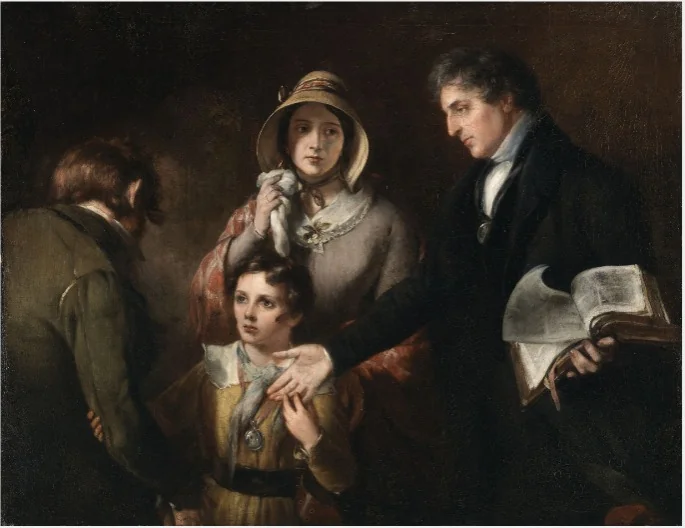 Father Matthew Receiving a Repentant Pledge-Breaker