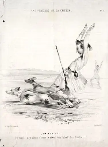 Les Plaisirs de la chasse:  Maladresse