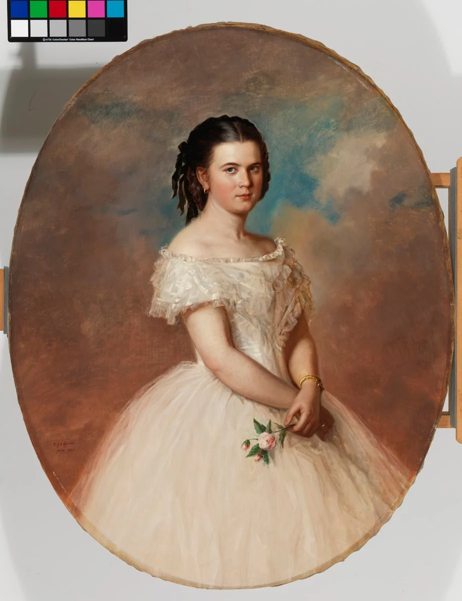Neiti Maria Emilia Thunbergin muotokuva, by Erik Johan Löfgren, unspecified