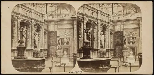Crystal Palace: View in the Renasissance Court