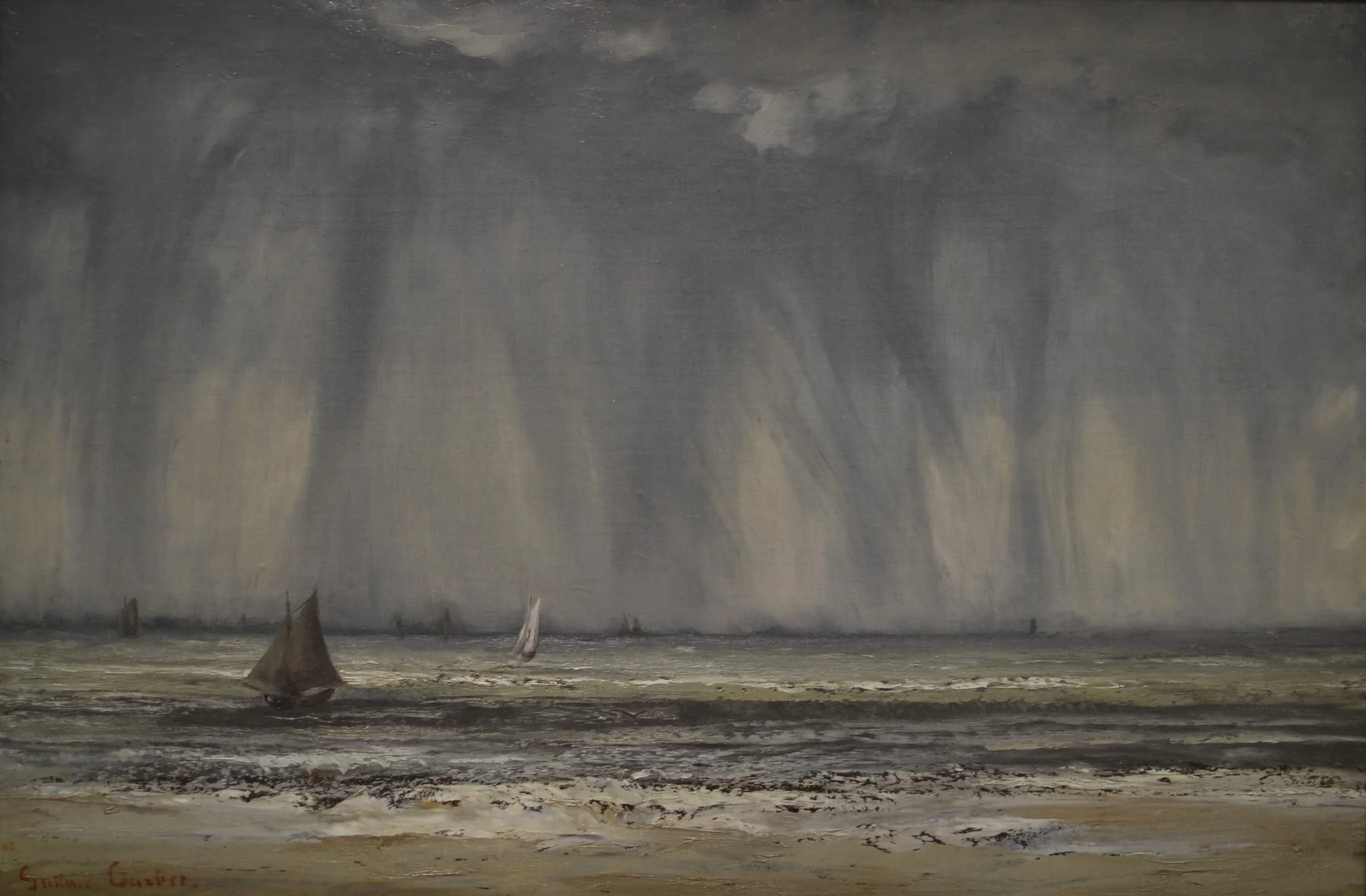 Marine, by Gustave Courbet, oil, 1866