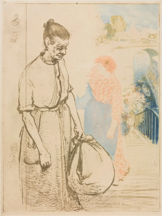 Washerwomen (Les Laveuses), by Auguste Lepère, 1894