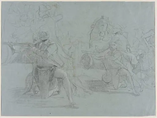 Study for 'The Siege of Gibraltar'
