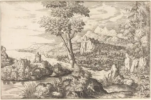 Landscape with Three Men