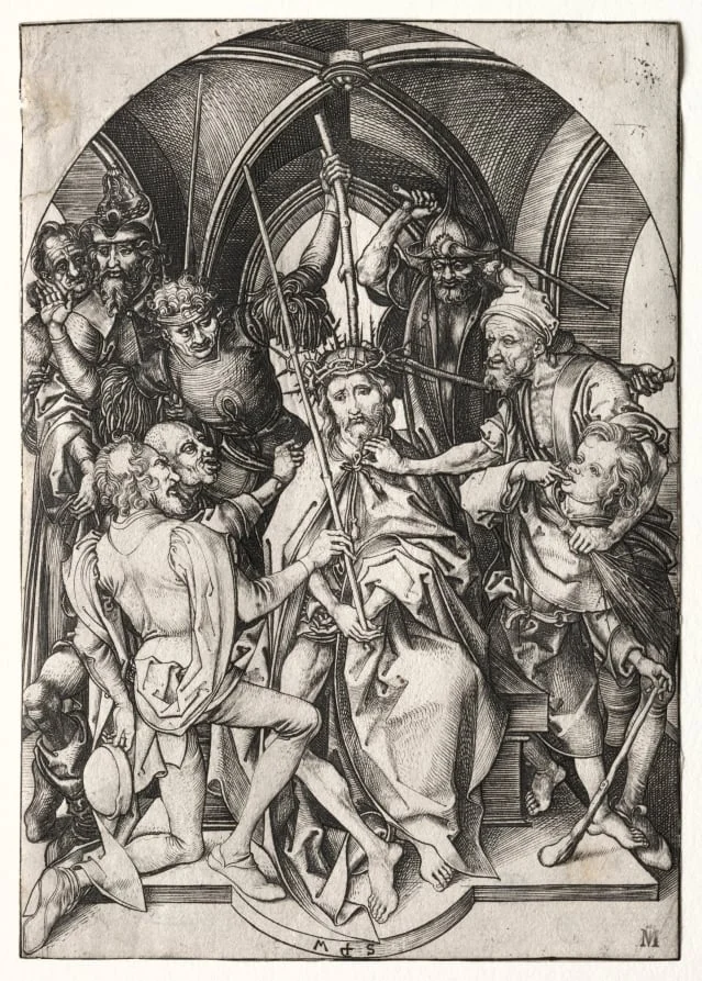 Christ Crowned with Thorns, by Martin Schongauer, 1476
