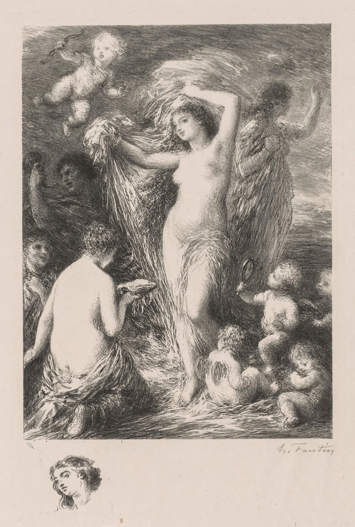 Venus Anadyomene, by Henri Fantin-Latour, 1898