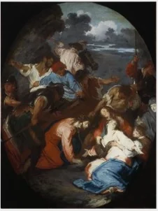 Christ Meets his Mother, by Giuseppe Bazzani, oil, 1750