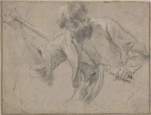 A Bearded Man with a Staff