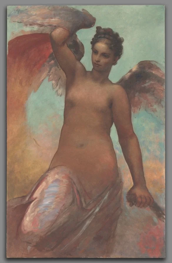 Winged Fortune, by William Morris Hunt, unspecified, 1878