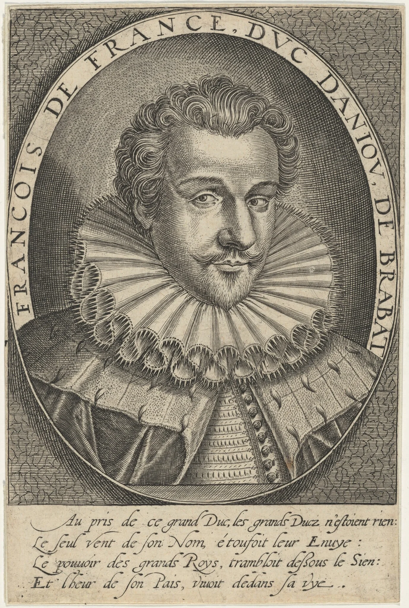 Francis, Duc d'Anjou, Son of Henri II, by Unknown 19th Century, ink, 1850