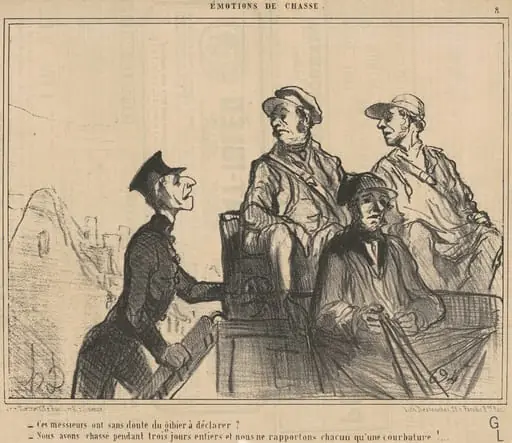 Ce messieurs ont ... du gibier a déclarer? ...