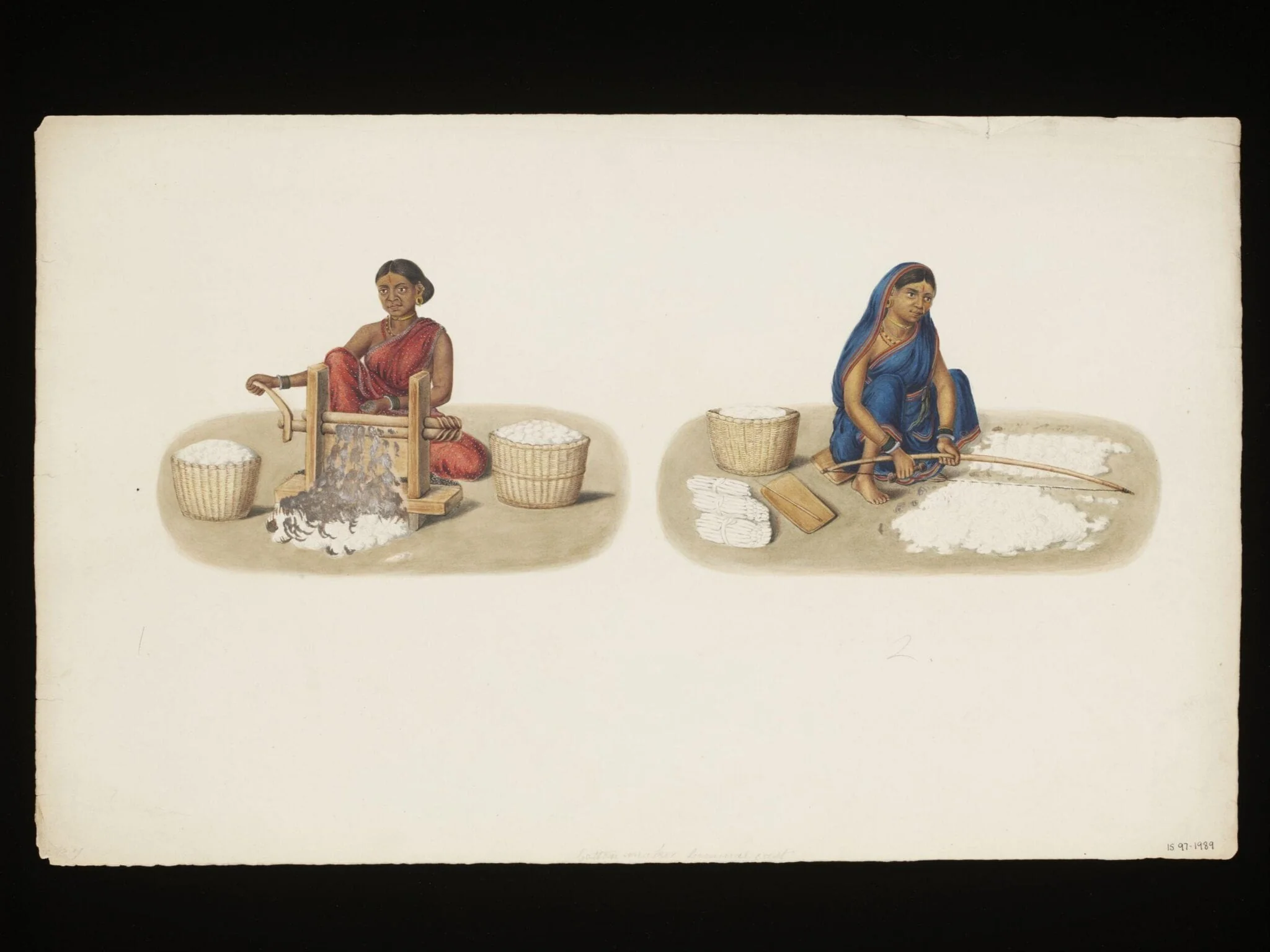 Cotton maker, by Unknown, paint, 1840