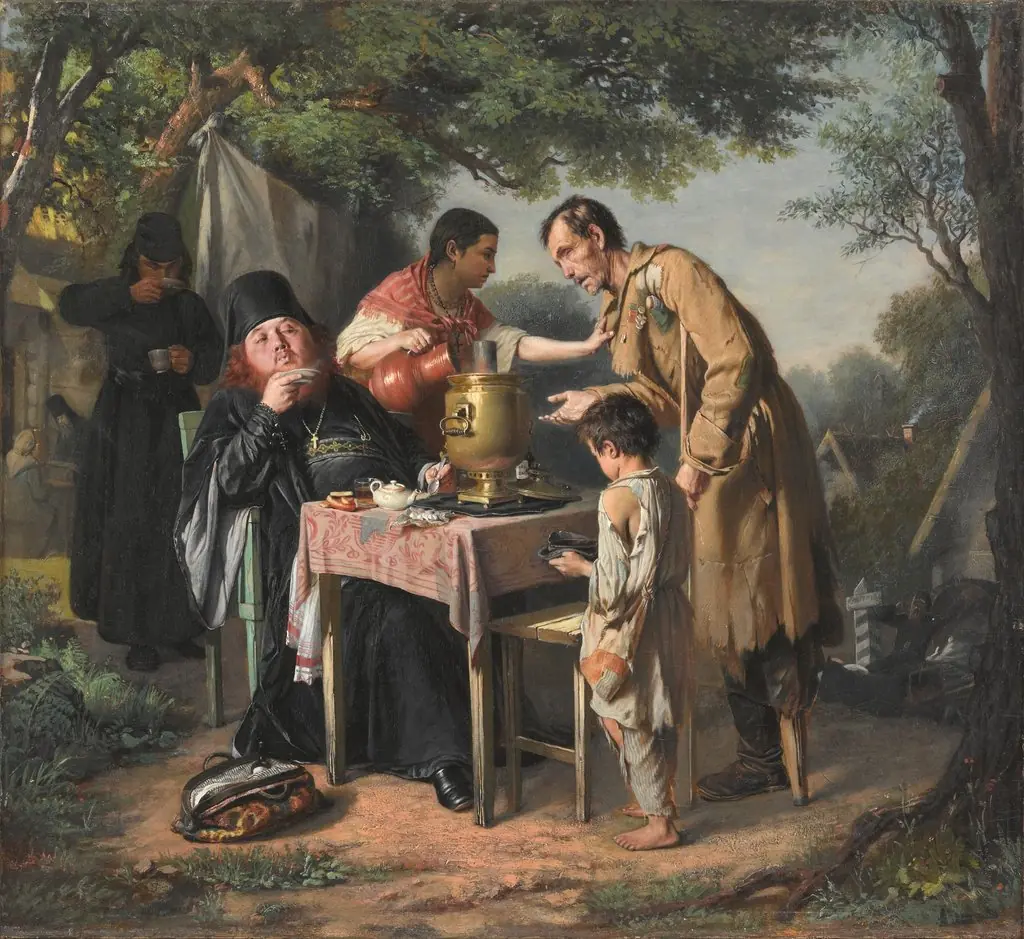 Tea-Party in Mytishchi near Moscow