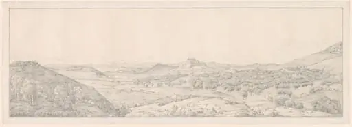 Panorama toward Athens from the Garden of Aphrodite