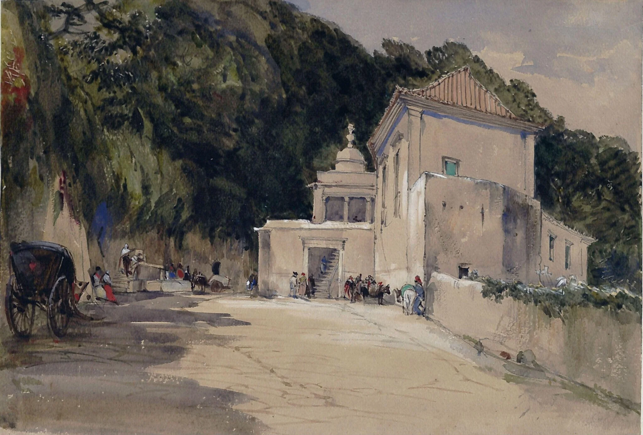 Os Pisões, by James Holland, watercolor, 1837