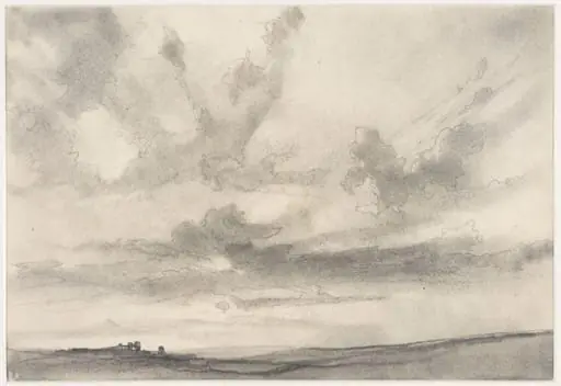 Study for Stonehenge. Sunset. Worship of Sun.
