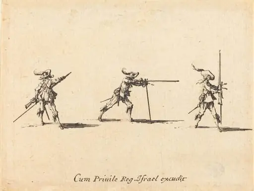 Taking the Firing Position with the Musket