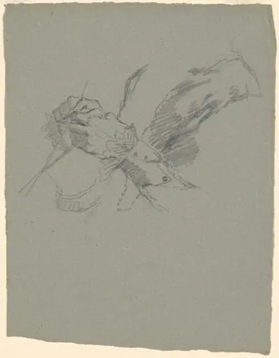 Study of Hands Knitting [recto]