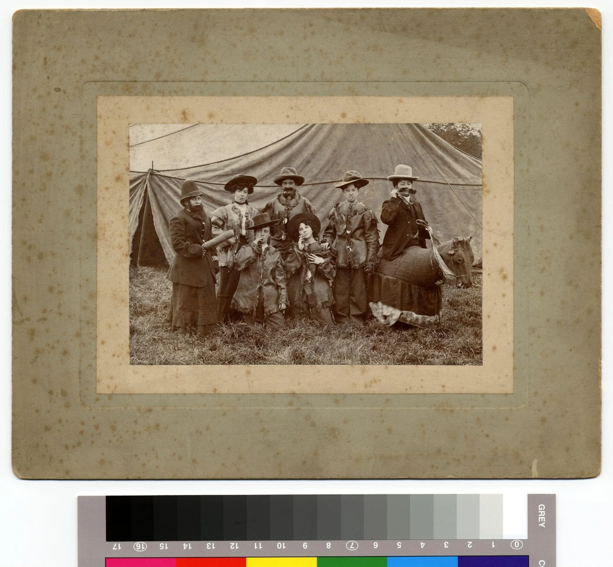 Sanger's Circus, by Unknown, photographic, 1850