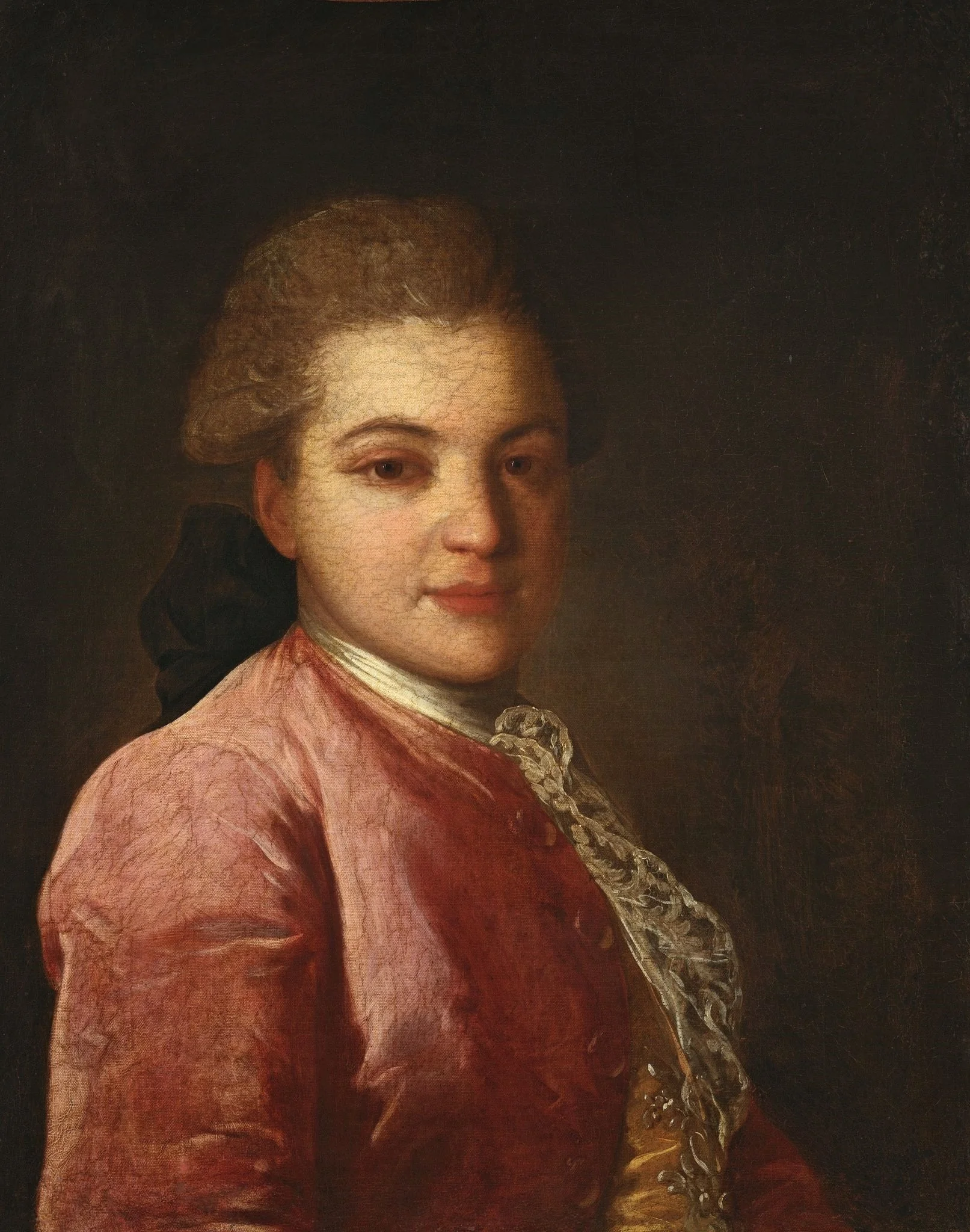Portrait of Count Illarion I. Vorontsov, by Fyodor Rokotov, oil, 1781