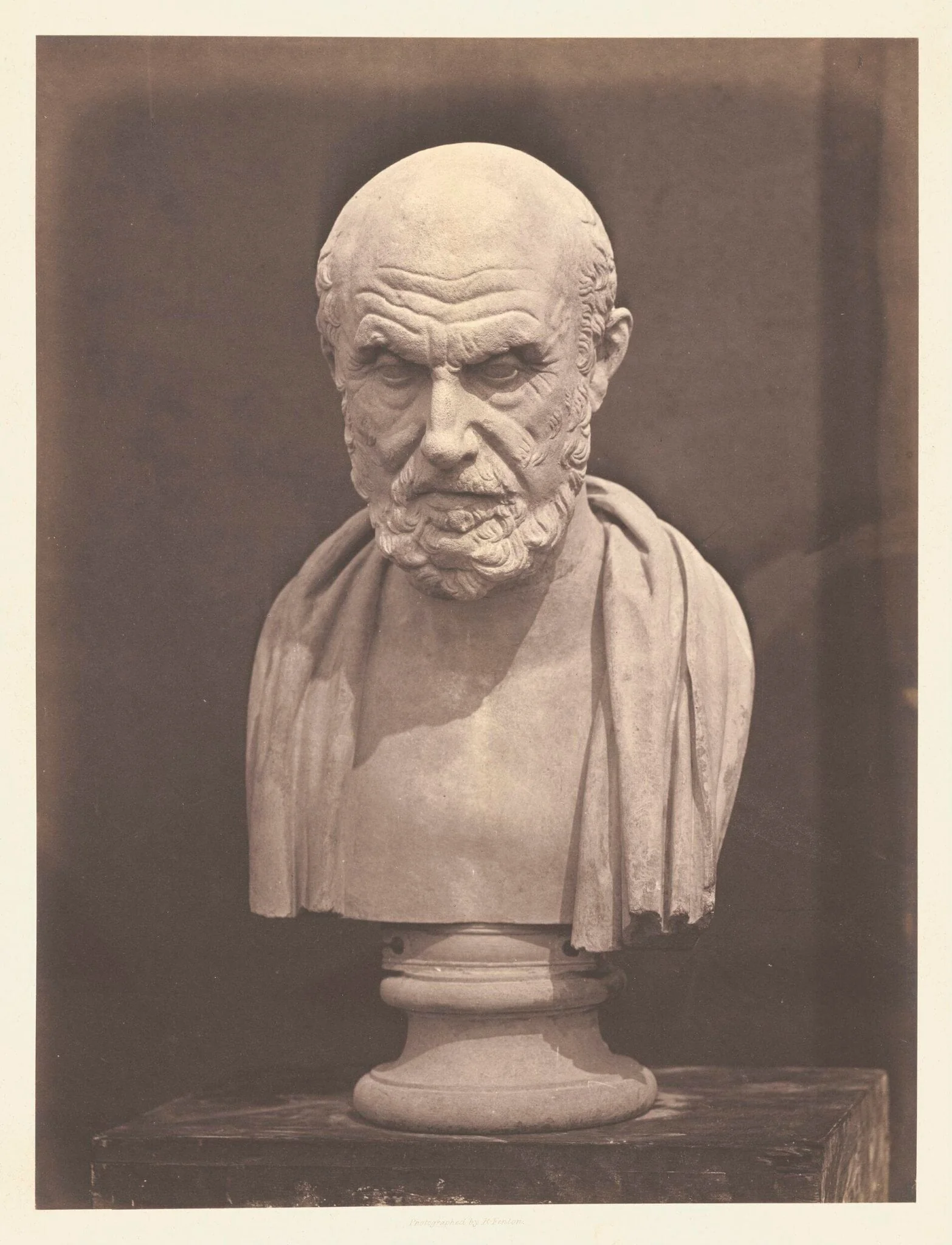 Hippocrates, by Roger Fenton, photographic, 1855