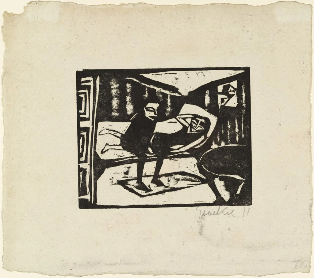 Untitled, by Erich Heckel, ink, 1911