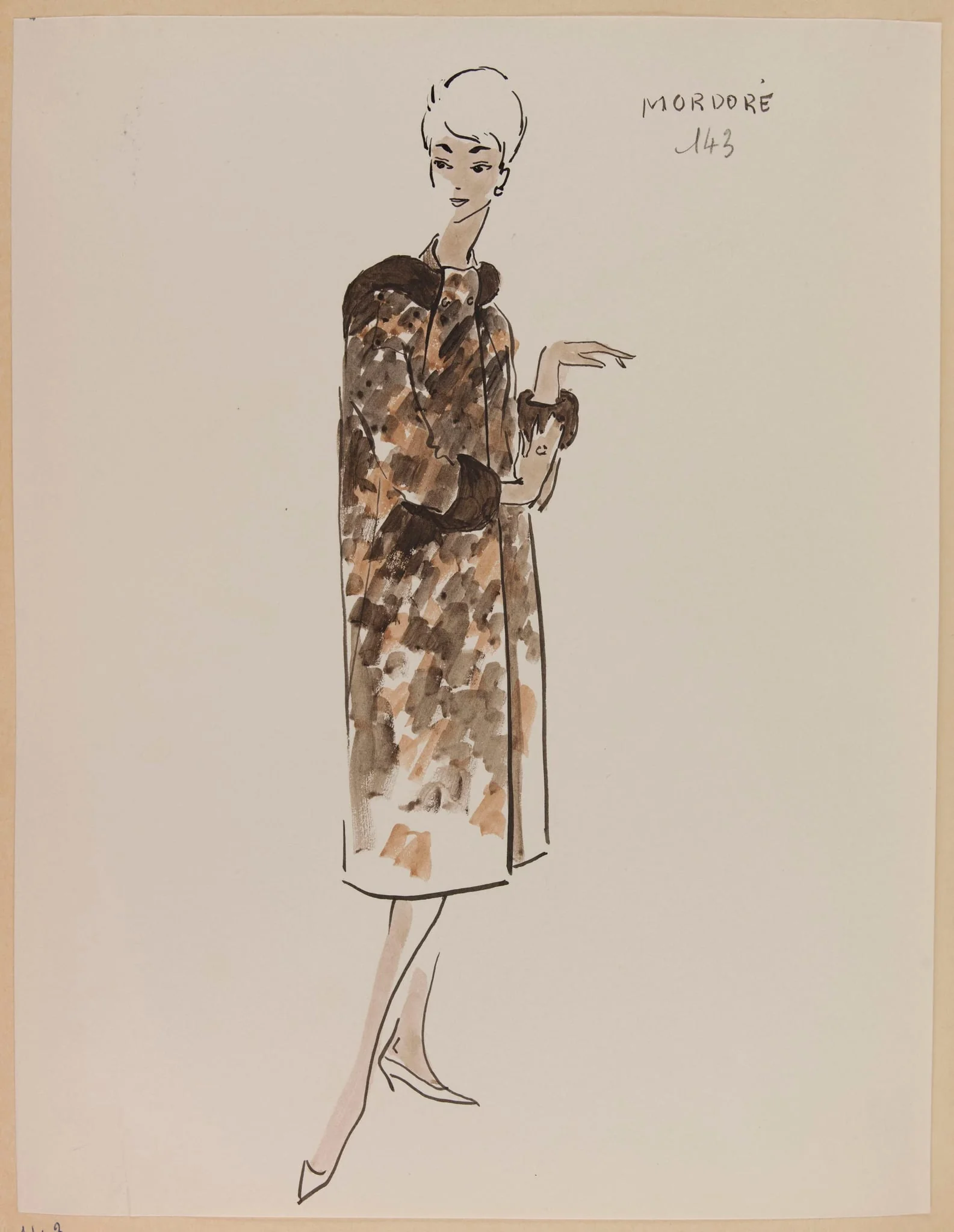 Mordoré, by Carven, 1956