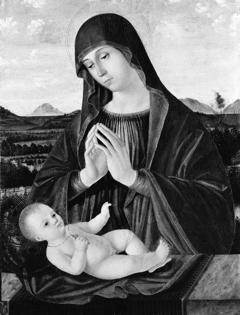 Madonna Adoring the Child