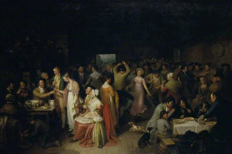 The Penny Wedding, by Alexander Carse, oil, 1819