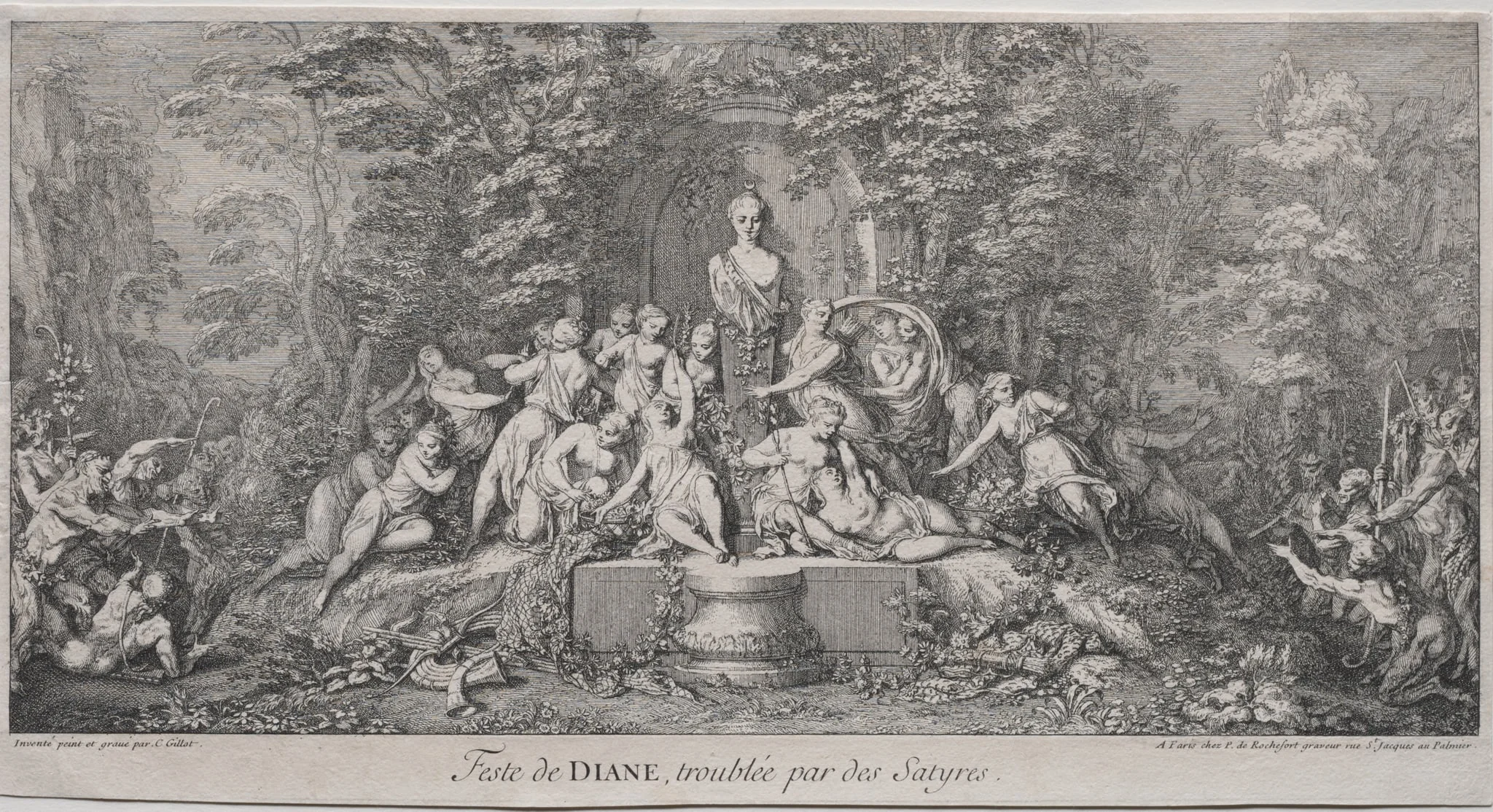 The Four Festivals, by Claude Gillot, 1704