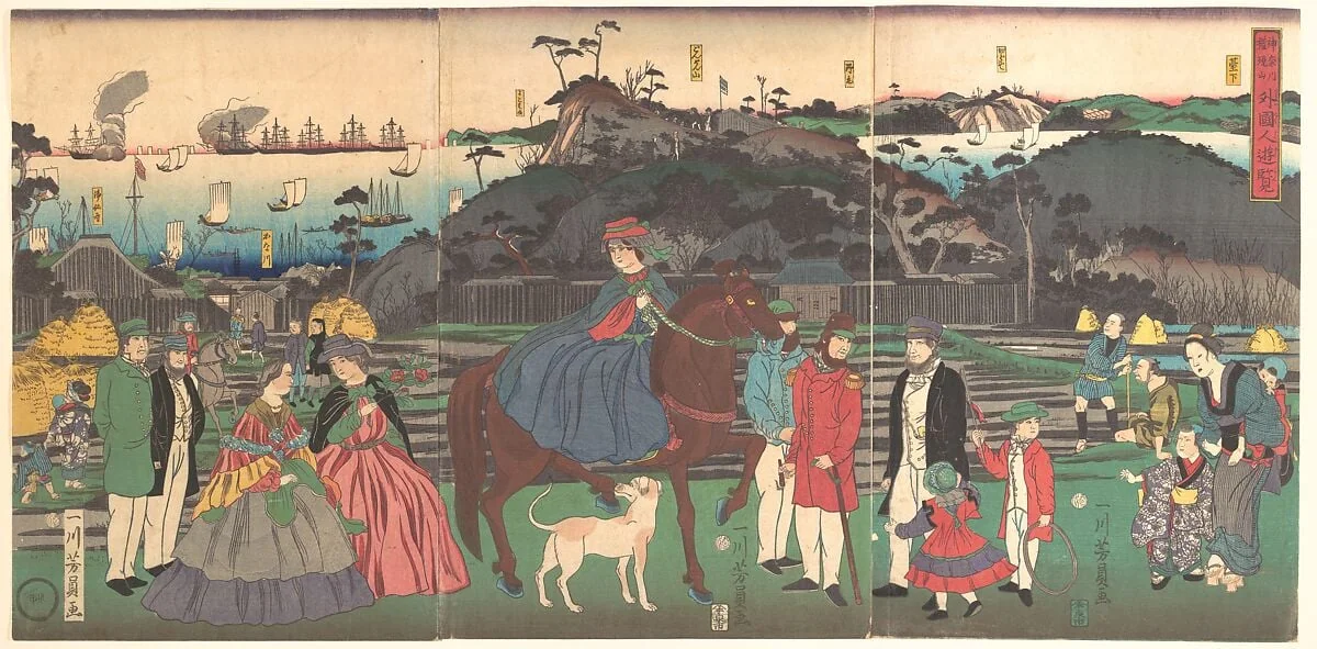 Kanagawa Gongenyama Gaikokujin yūran|Foreigners Visiting the Famous Site of Mt. Gongen in Kanagawa