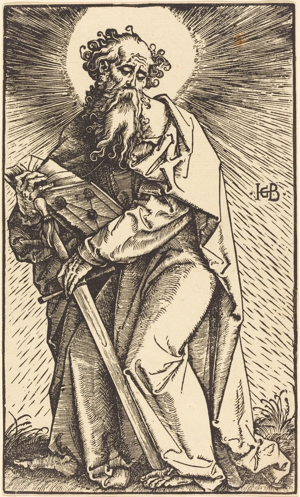 Saint Paul, by Hans Baldung Grien, ink, 1519