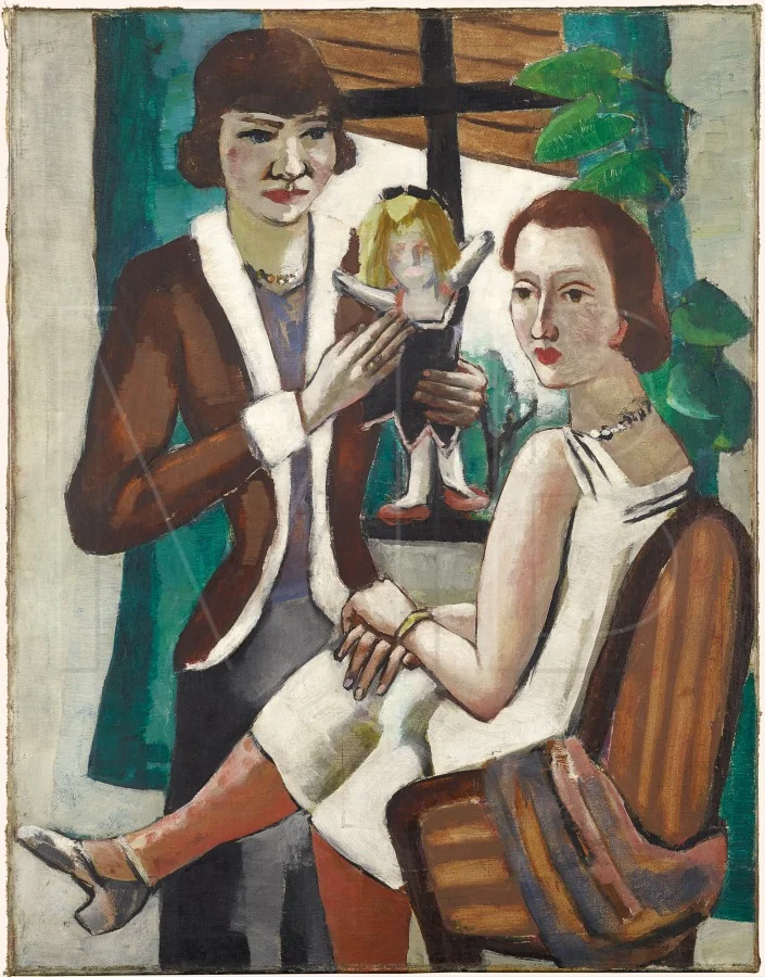 Two Ladies at the Window