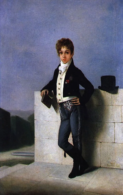 Portrait of Joaquim Pedro Quintela, 1st Count of Farrobo, by Domingos Sequeira, oil, 1813