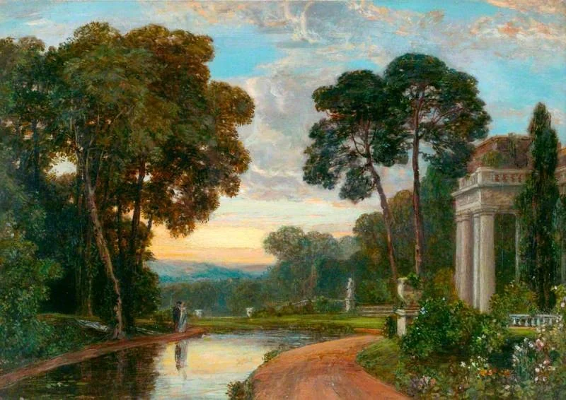 Landscape Composition, by Francis Oliver Finch, unspecified, 1842