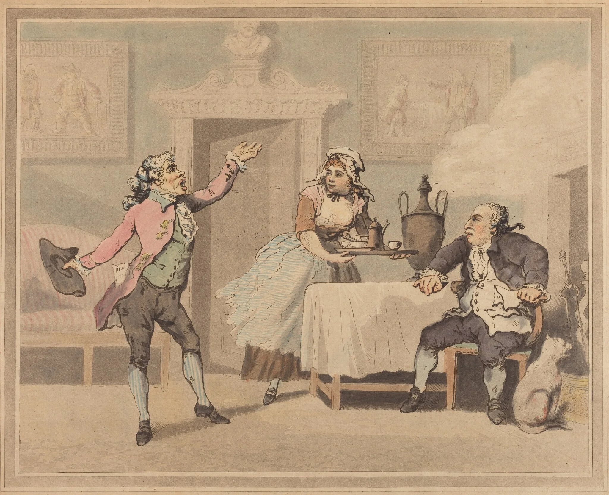 Manager and Spouter, by Thomas Rowlandson, 1784