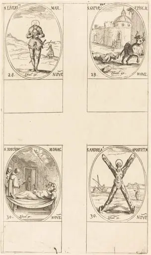 St. Liverius; St. Saturninus; St. Joscion; St. Andrew