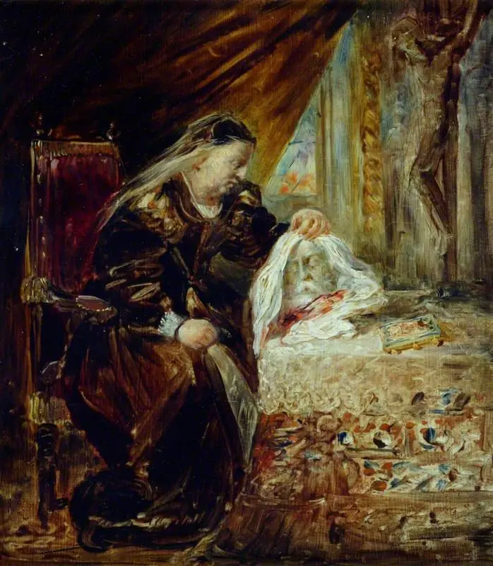 Catherine de Médicis with the Head of Coligny