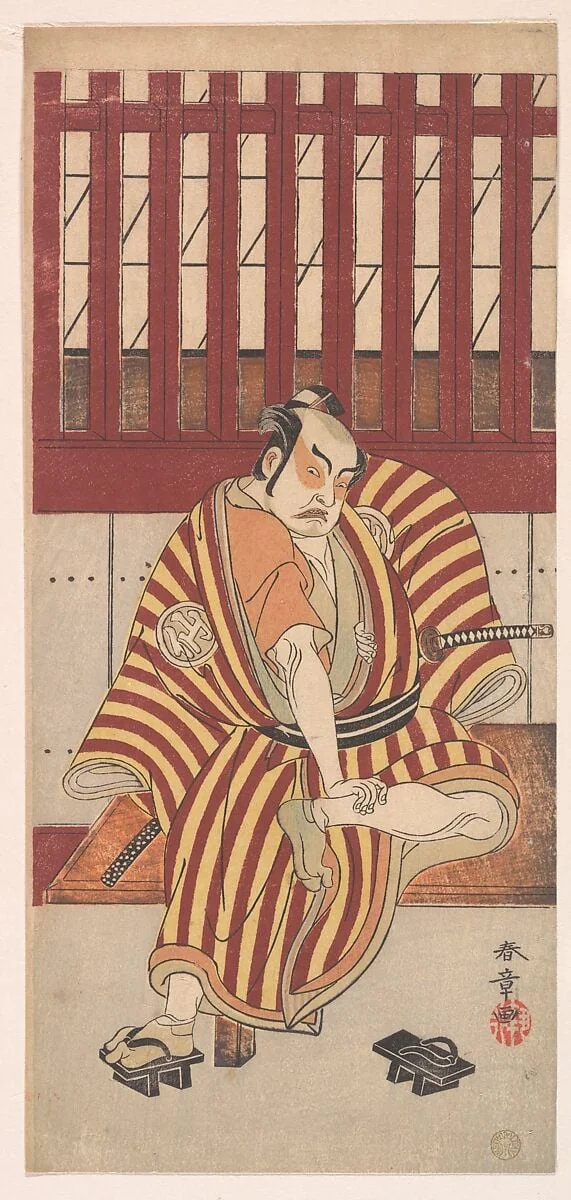 Untitled, by Katsukawa Shunshō, ink, 1771