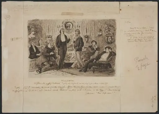 "Nincompoopiana," Illustration for Punch